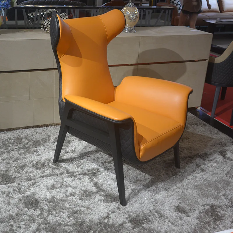 Простой современный Одноместный стул для спальни балкона Кабинета ленивый