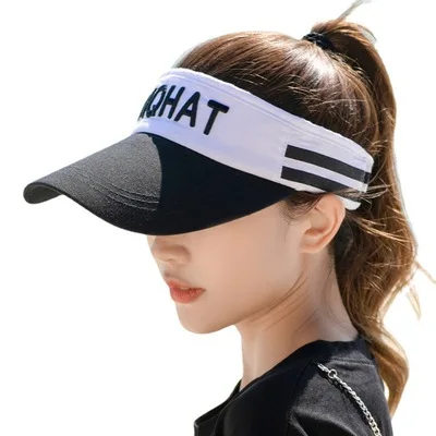 

Korean of 2021 Summer version large eaves sunroof sunshade women outdoor sunscreen UV embroidered sun hat tide