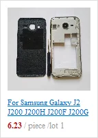 Для Samsung Galaxy J2 J200 J200H J200F J200G J200M телефон шасси Средний рамка с Корпус задняя крышка аккумулятора+ инструмент