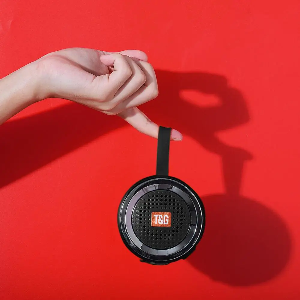 Водонепроницаемая беспроводная Bluetooth-колонка портативная уличная круглая