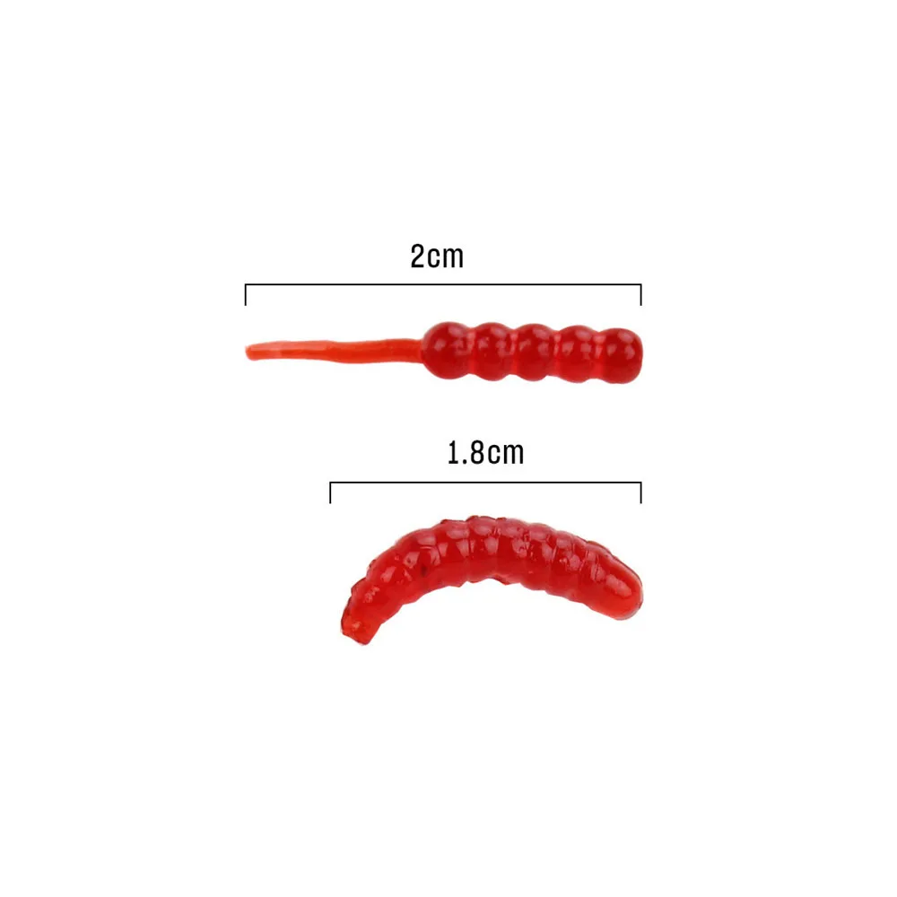 Рыболовная приманка желтая красная искусственная резиновая в виде дождевого