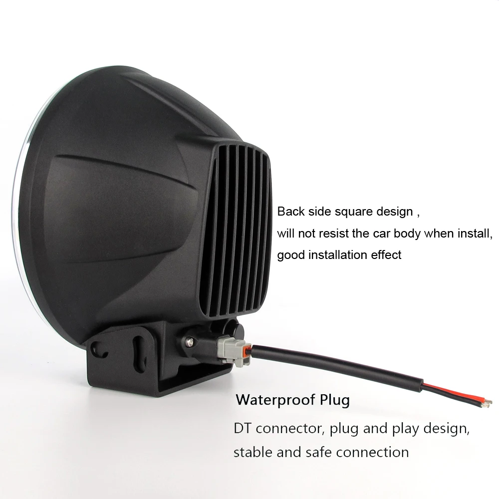 7 дюймовый светодиодный светильник для вождения автомобиля вездехода