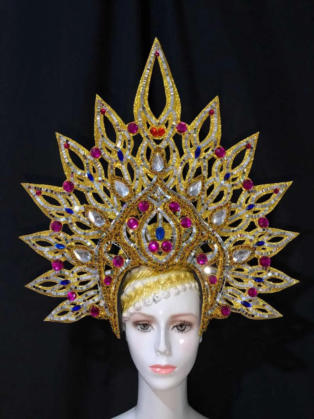 Головной убор Из перьев для латинских танцев самбы |