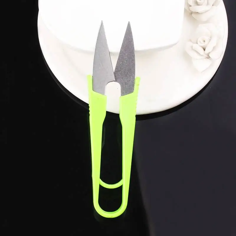 Random Multicolor Stationery Scissors U Shape Clippers High Quality Portable Mini Tailor Cheap Small | Дом и сад