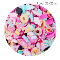 100pcs hot sell mix new dessert resin home diy decorations accessories craft supplies phone shell patch arts girl hair material