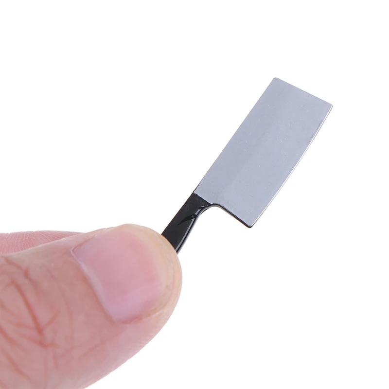 2 шт. кукольный домик Миниатюрный кухонный нож для еды разделочный блок резки