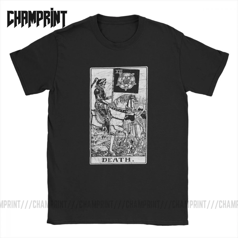 Мужская футболка из хлопка с короткими рукавами картой кард майора арканы