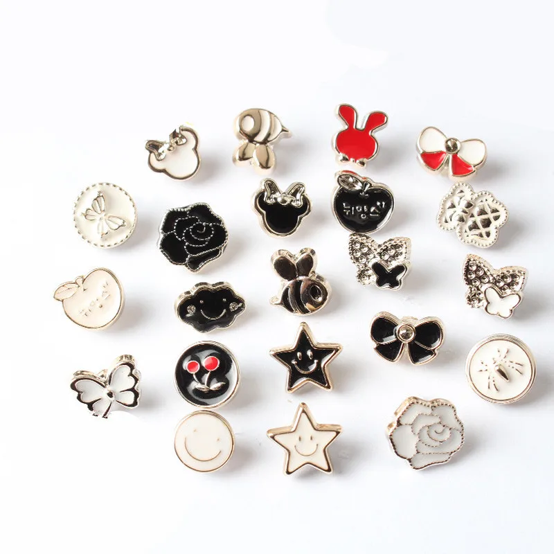 10 шт. маленькие пластиковые пуговицы в виде бабочки|Пуговицы| |