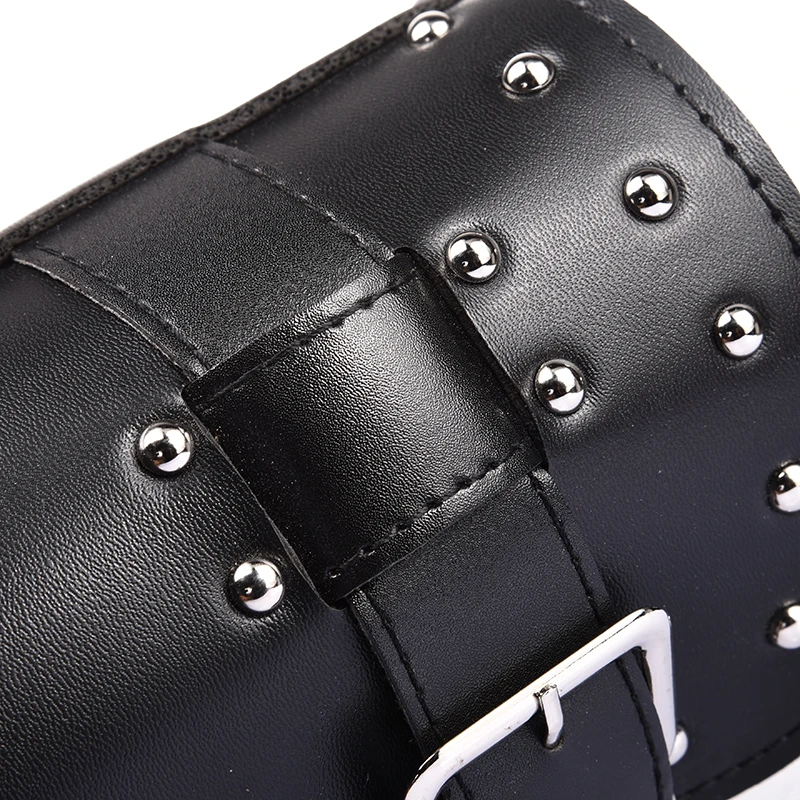 

Motorcycle Saddle Bag Practical PU Leather Tool Storage Universal Motorcycle Sided Tail Wear Resistant Large Capacity Stylish