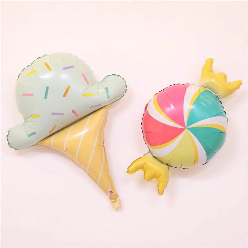 Воздушные шары из фольги в виде розового пончика леденца | Дом и сад