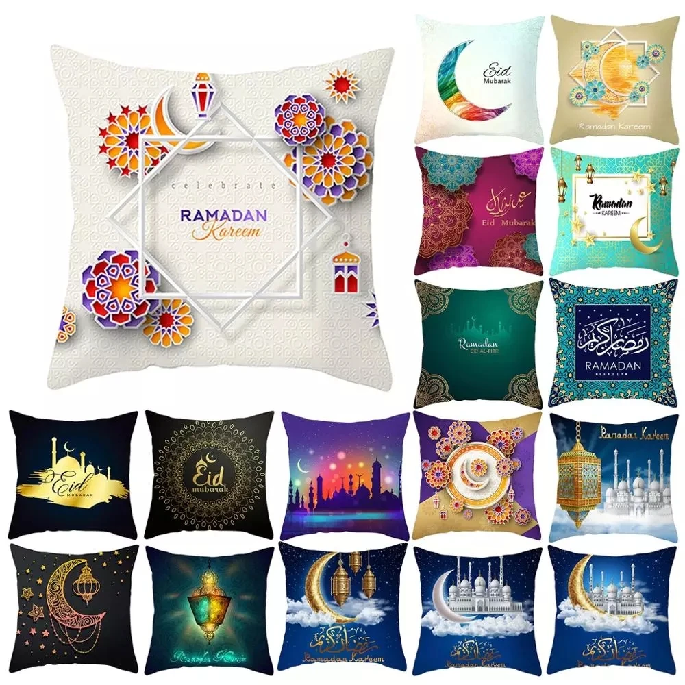 

45x45cm Ramadan Muslim Islam Cushion Cover Pillow Case Pillow Cover Sofa Chair Pillow Case Ramadan Muslim Islam Home Decoration