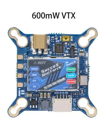 IFlight sucex-E Mini F7 35A 4-в-1 ESC 2-6S стек полета (MPU6000) с sucex mini Force 5 8 GHZ 600mW VTX для FPV гоночного