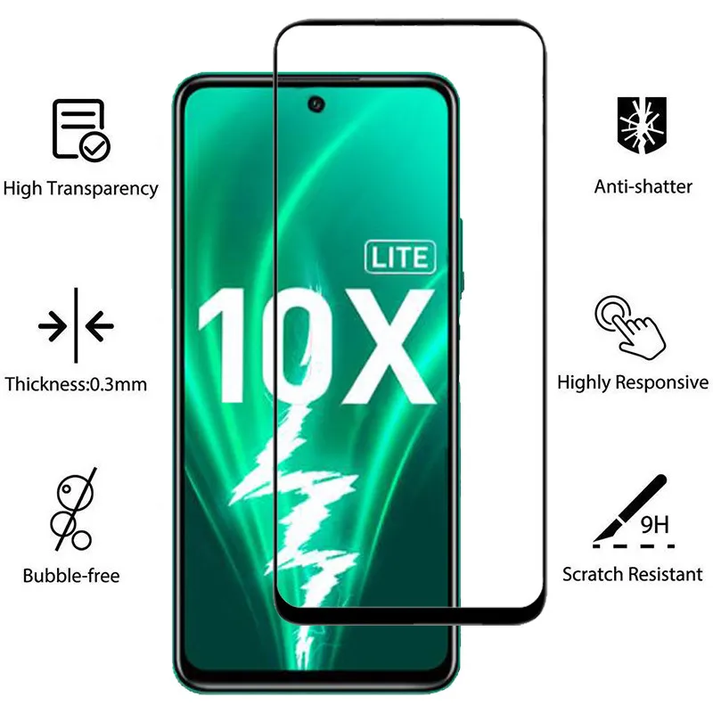 1~10 шт стекло для honor 10 x lite huawei 9x защитное очки хонор 9х хуавей х лайт на 9 10х камеры