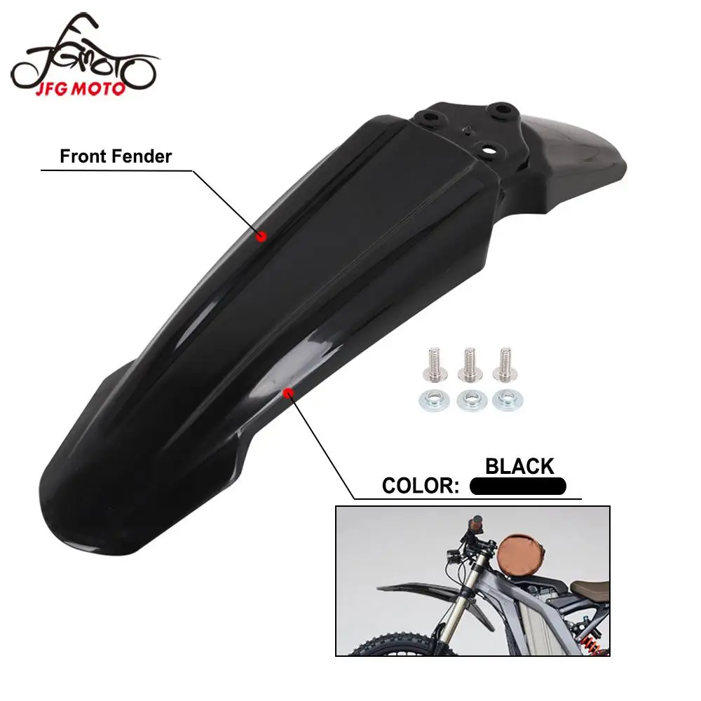 

For SURRON Sur-Ron Light Bee Off-Road Electric Vehicle Motorcycle Plastic Modified Extended Longer Front Fender Mudguard