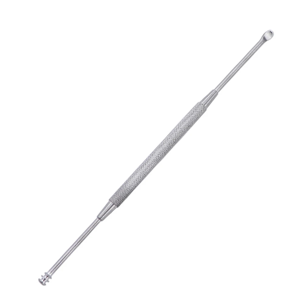 1 шт. двойная спиральная головка из нержавеющей стали удалитель ушной серы