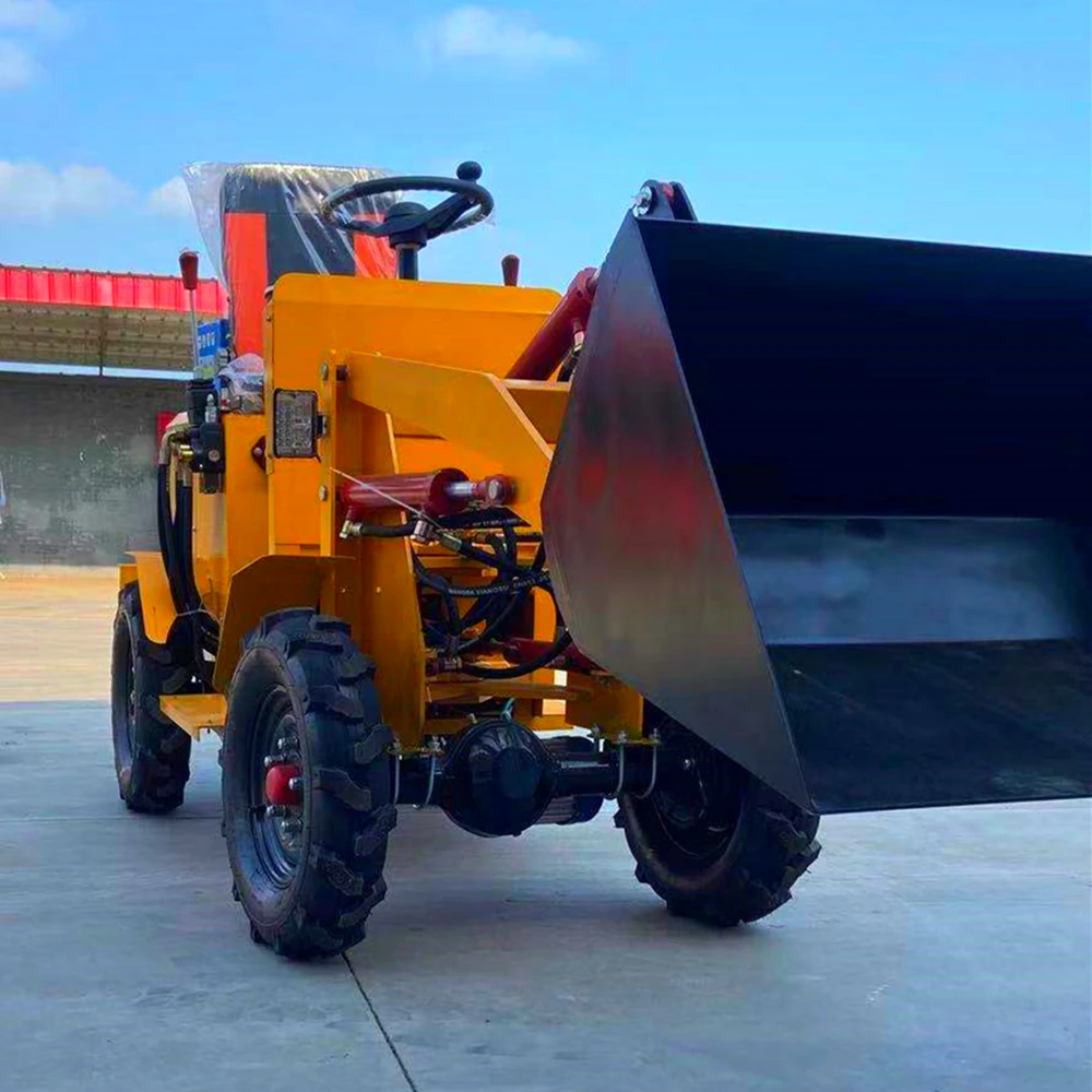 Фронтальный Электрический мини-погрузчик для груза с 4 колесами | Инструменты