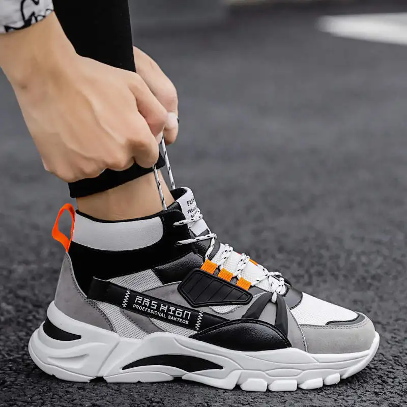 

Baby Men Sport Shoes 2021 Exercises Mens Running Sneakers Durable Outsole Sports Shoes Man Men's Autumn Sneakers Tennis 344D