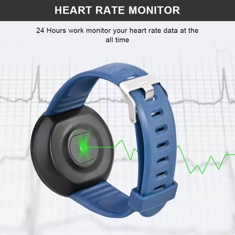 Умные цифровые часы для мужчин и женщин электронный браслет монитор сердечного