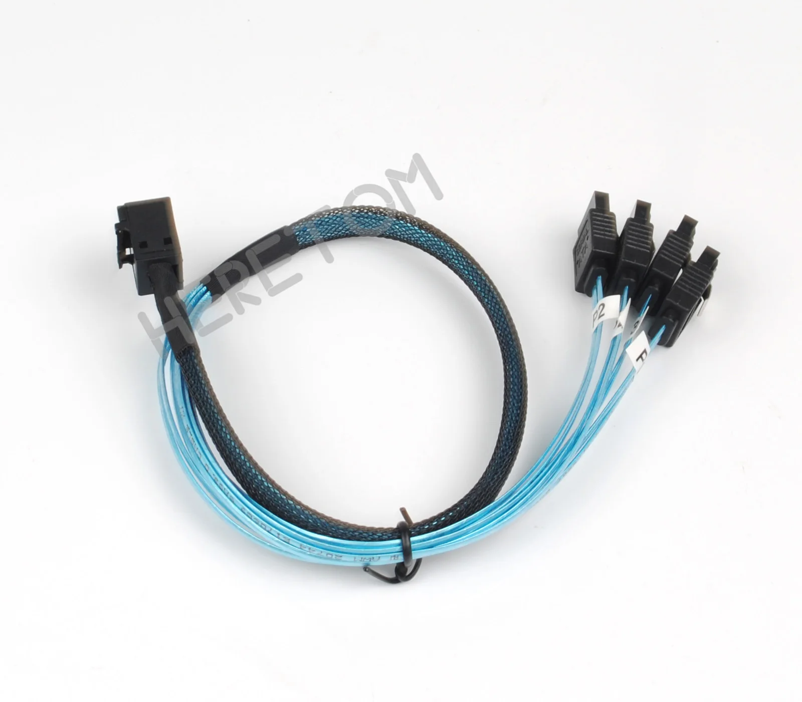0 5 м 1 внутренний HD Mini SAS Кабель SFF 8643 To 4 SATA to кабель подключения к жесткому диску 100