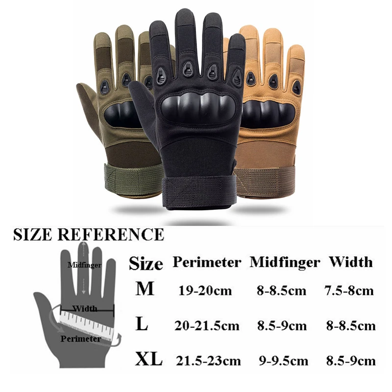 

Military Tactical Full Finger Army Gloves Outdoor Sports Airsoft Paintball Fishing Riding Cycling Combat Hiking Hunting Gloves
