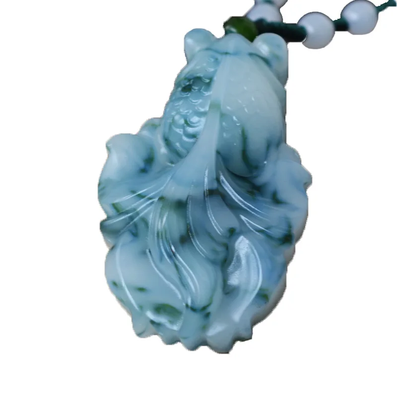 Прямая поставка кулон из натурального нефрита ручной работы подвеска с