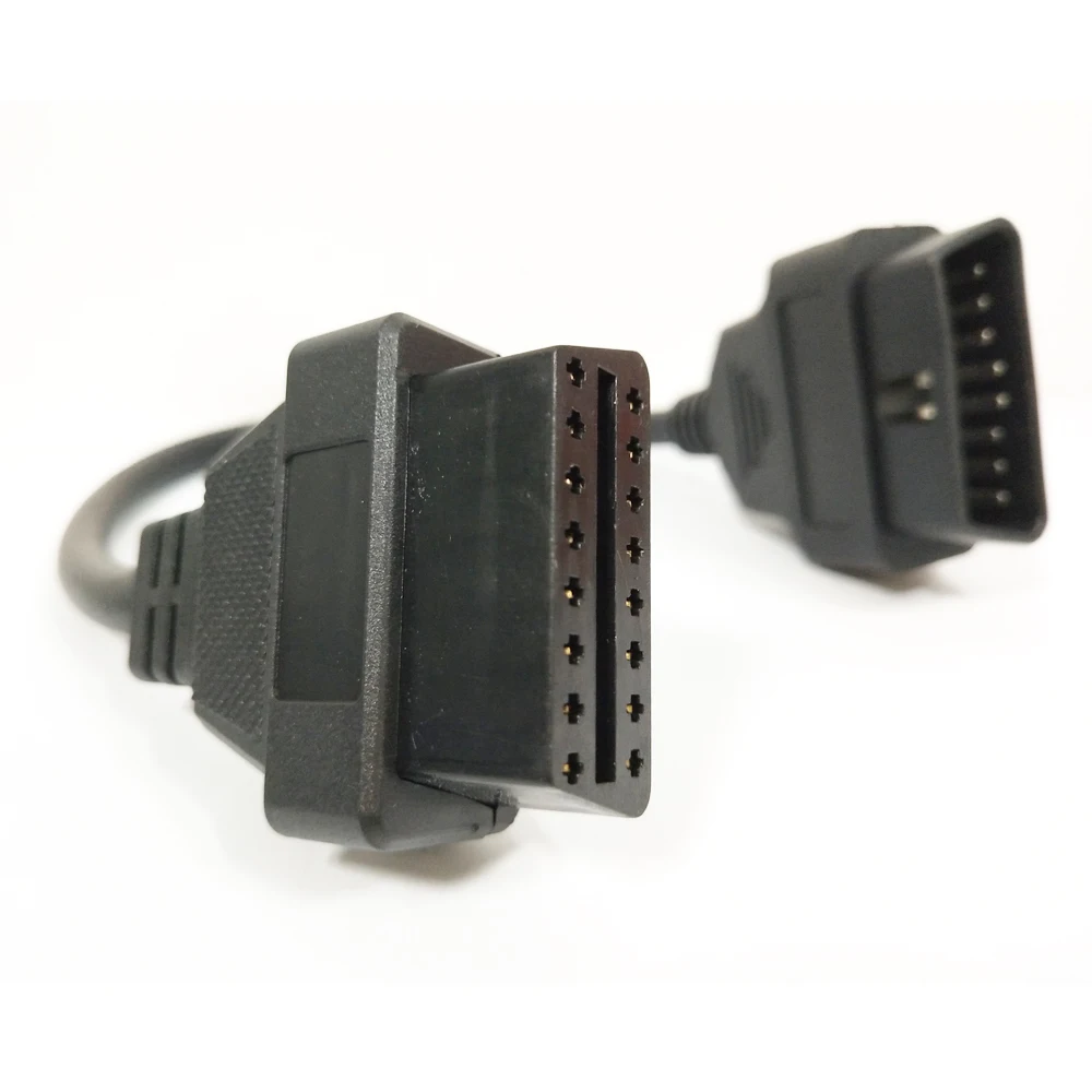 Автомобильный Удлинительный кабель OBD2 30/100/150/300 см 16 контактов OBDII OBD 2 EOBD