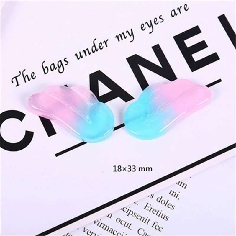 10 шт. наполнитель в виде единорога звезды Луны для прозрачной/пушистой грязи