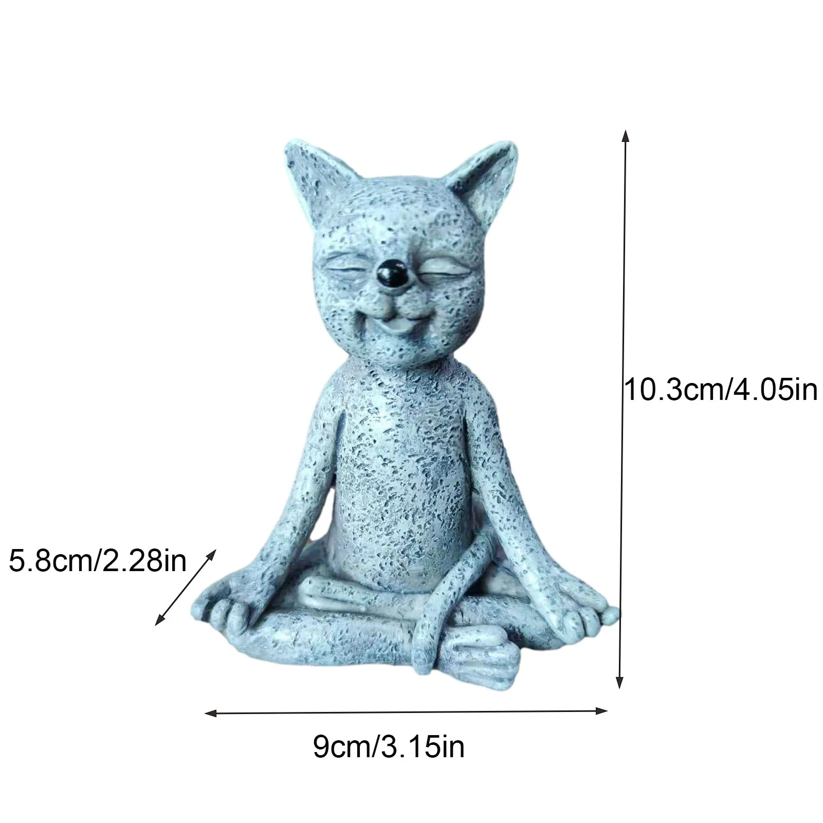 

Garden Meditation Yoga Dog Cat Frog Statue Collectable Exquisite Statues Office Desk Decoration Ornament Outdoor Home Decor