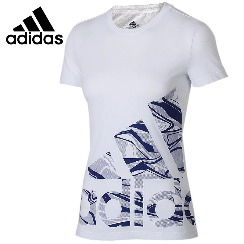 Новое поступление оригинальные женские футболки с логотипом Adidas ADI спортивная