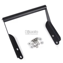 BJMOTO Aluminum Black Motorcycle Parts Mobile Phone GPS Plate bracket Supporter Holder Bar FOR KAWASAKI VERSYS1000 2019-2020