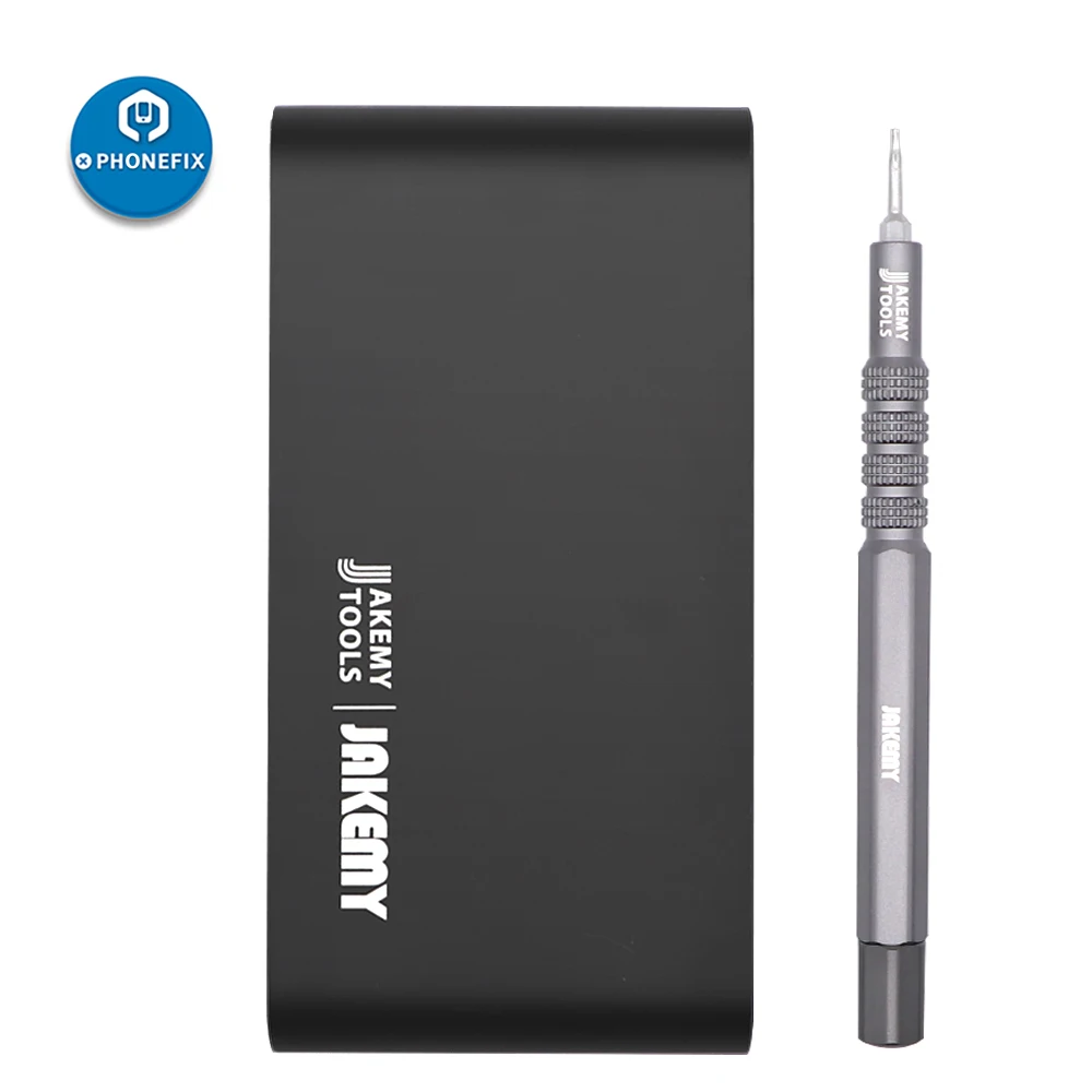 

JAKEMY JM-8170 Precision Screwdriver Set Magnetic with Replaceable Driver Bits Tools for Iphone Repair Eyeglass Home DIY Repair