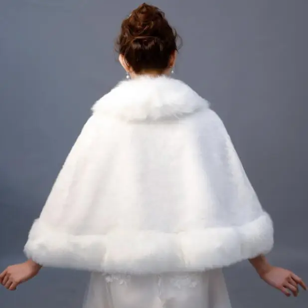 Новинка зимнее плотное пальто с узлом Свадебная накидка теплая один размер