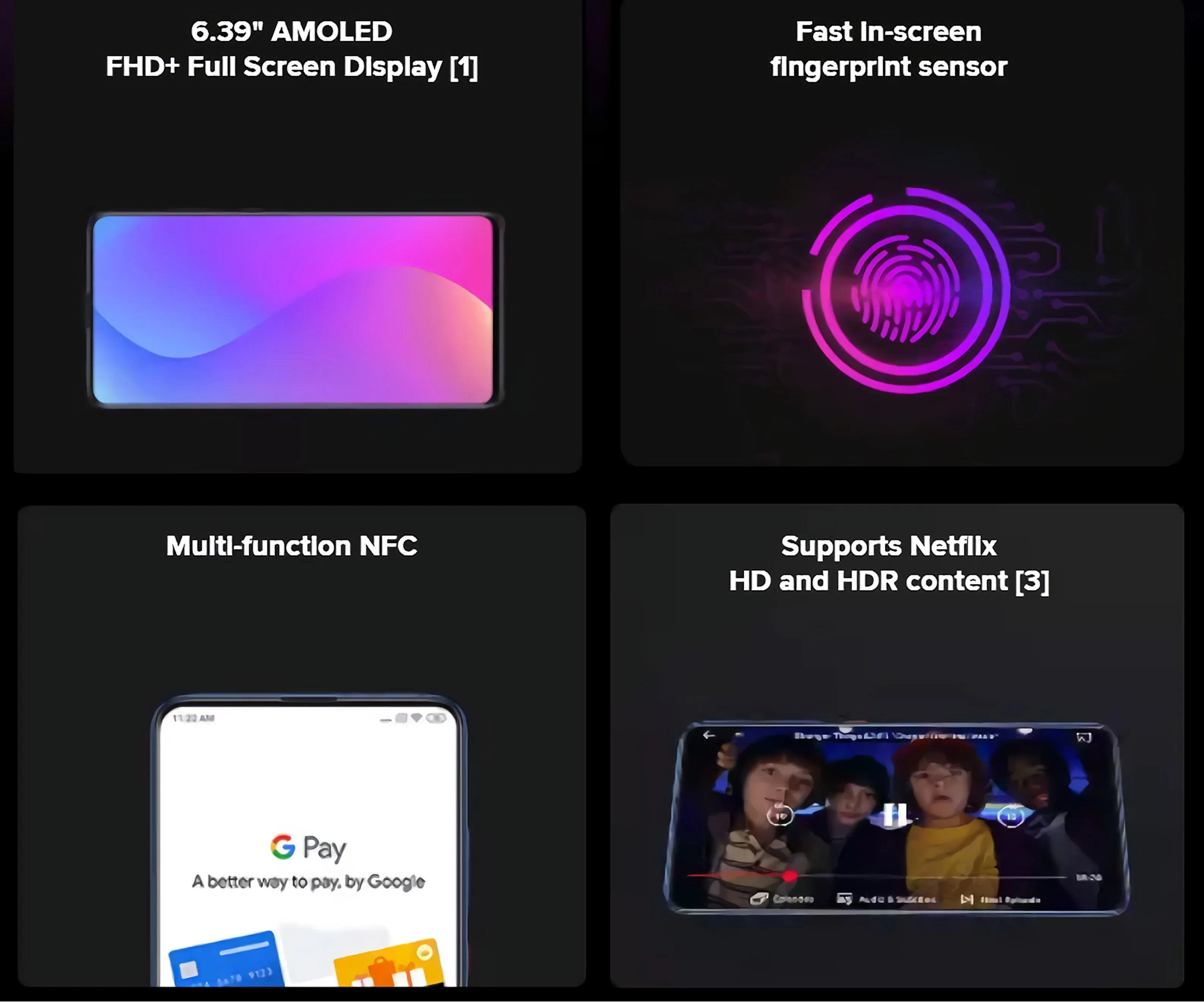 Xiaomi mi 9T телефон смартфон Глобальная версия 6GB 64GB Redmi K20 Snapdragon 730 Восьмиядерный всплывающая фронтальная камера 6,3" AMOLED экран