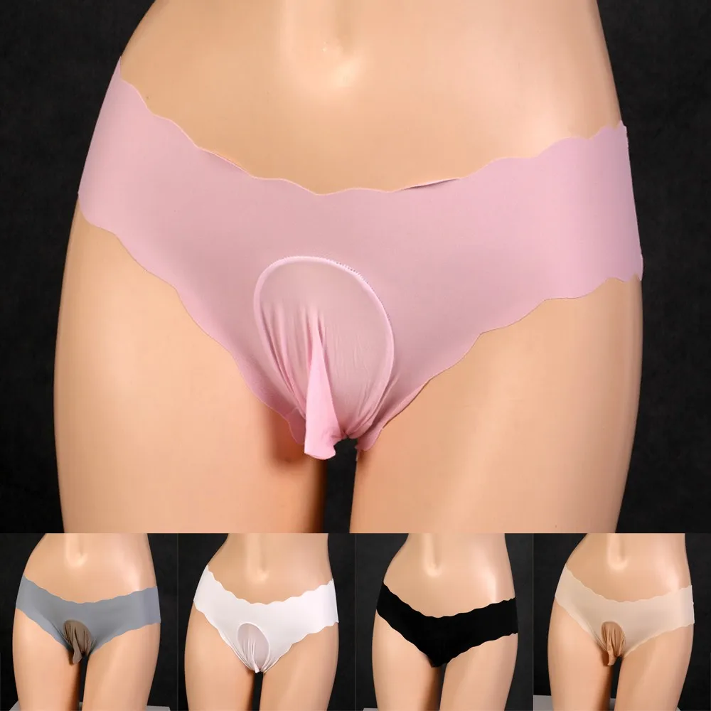 Briefs Mens Underwear Comfy Ice Silk L/XL Pouch Seamless Sheath Summer