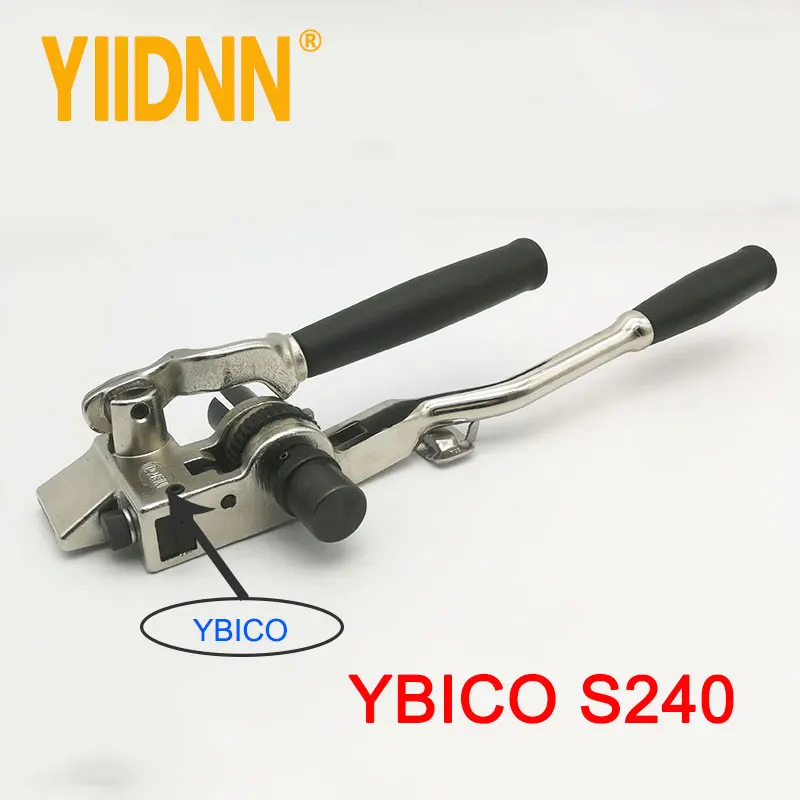 

TAIWAN YBICO Stainless Steel Banding Tensioner Use with 3/16" to 3/4" width Stainless Steel Banding Rachet Banding Tool S240