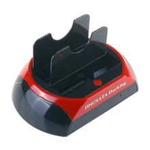 HDD Docking Station Dual-bay Internal Hard Disk Drive Box USB2.0 Dual-purpose Serial Port External Mobile Hard Disk Box