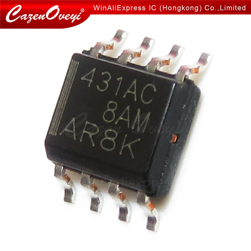 10 шт./лот TL431ACDR TL431ACD TL431AC TL431 431AC SOP 8 в наличии|Интегральные схемы| |