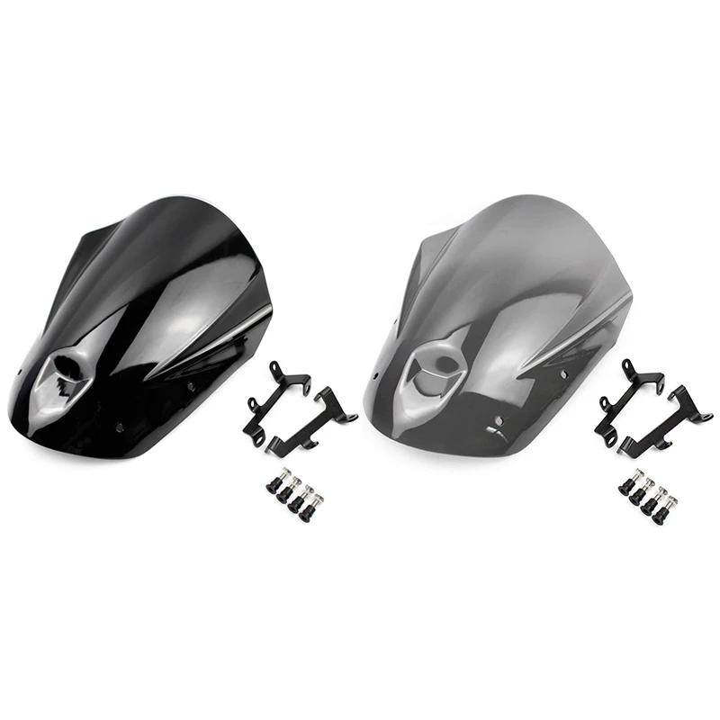 

Motorcycle Windshield Windscreen with Mounting Bracket Screws for Yamaha MT-09 FZ-09 FZ MT 09 2013 2014 2015 2016
