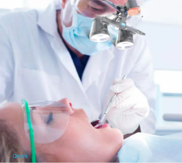 Зубная Лупа с увеличительным стеклом 3 0 крата односторонней резьбой и цветным