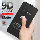 Матовое закаленное стекло для Redmi Note 10 9 8 Pro 9A 9C матовое полное покрытие против отпечатков пальцев защитная пленка защитное стекло