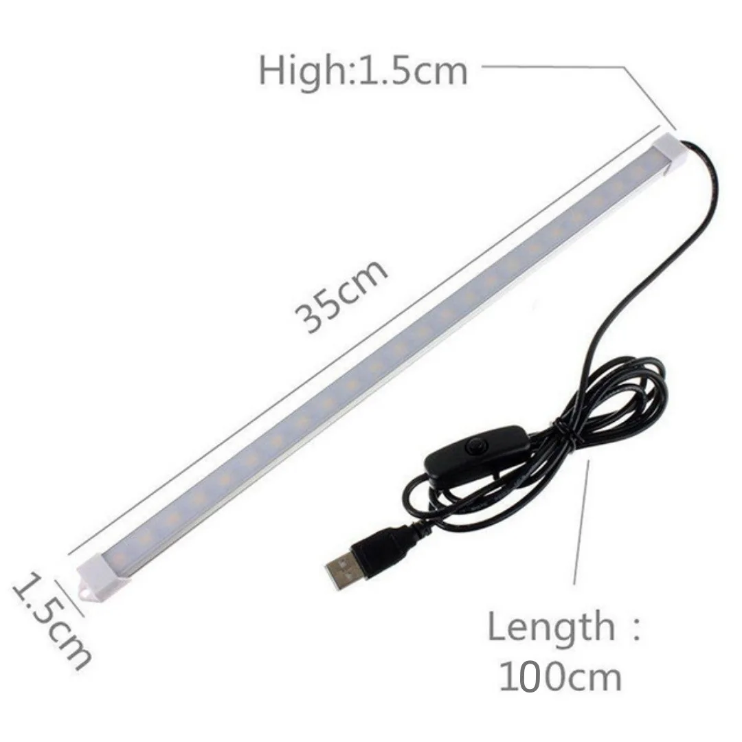 

DC 5 v article 5630 LED bar light USB hard small night lamp light milky white shell is warm white/white/natural white