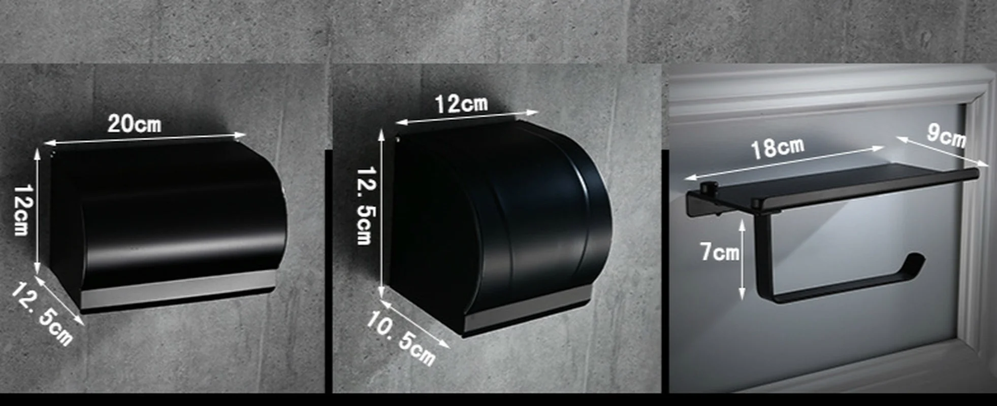Набор аксессуаров для ванной комнаты #10 современные держатели бумаги