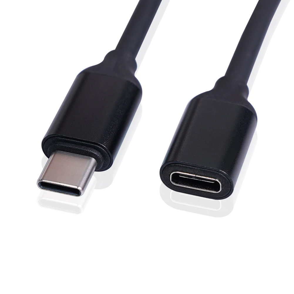 HD 4K 3A Тип C кабель удлинитель для мужского и женского пола PD 60 Вт USB зарядный провод
