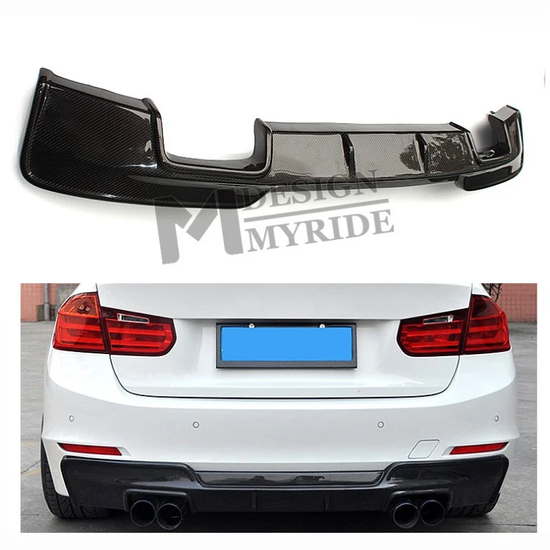 Задний диффузор из углеродного волокна для BMW F30 320i 328i 330i 335i 320d 325d 330d 335d