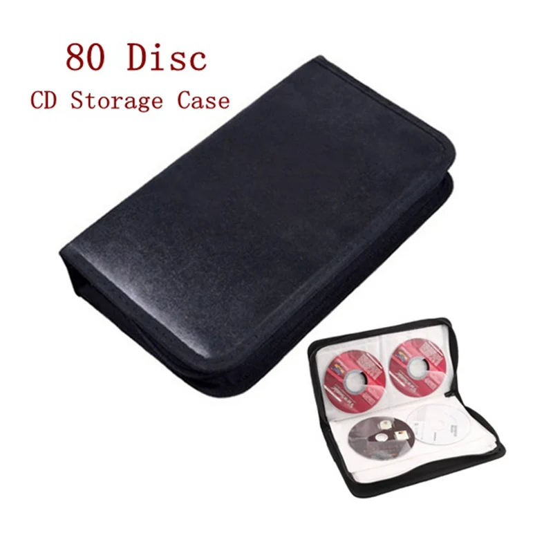 LEORY 80 дисковый полиуретановый держатель для DVD CD сумка переноски Чехол DJ чехол из