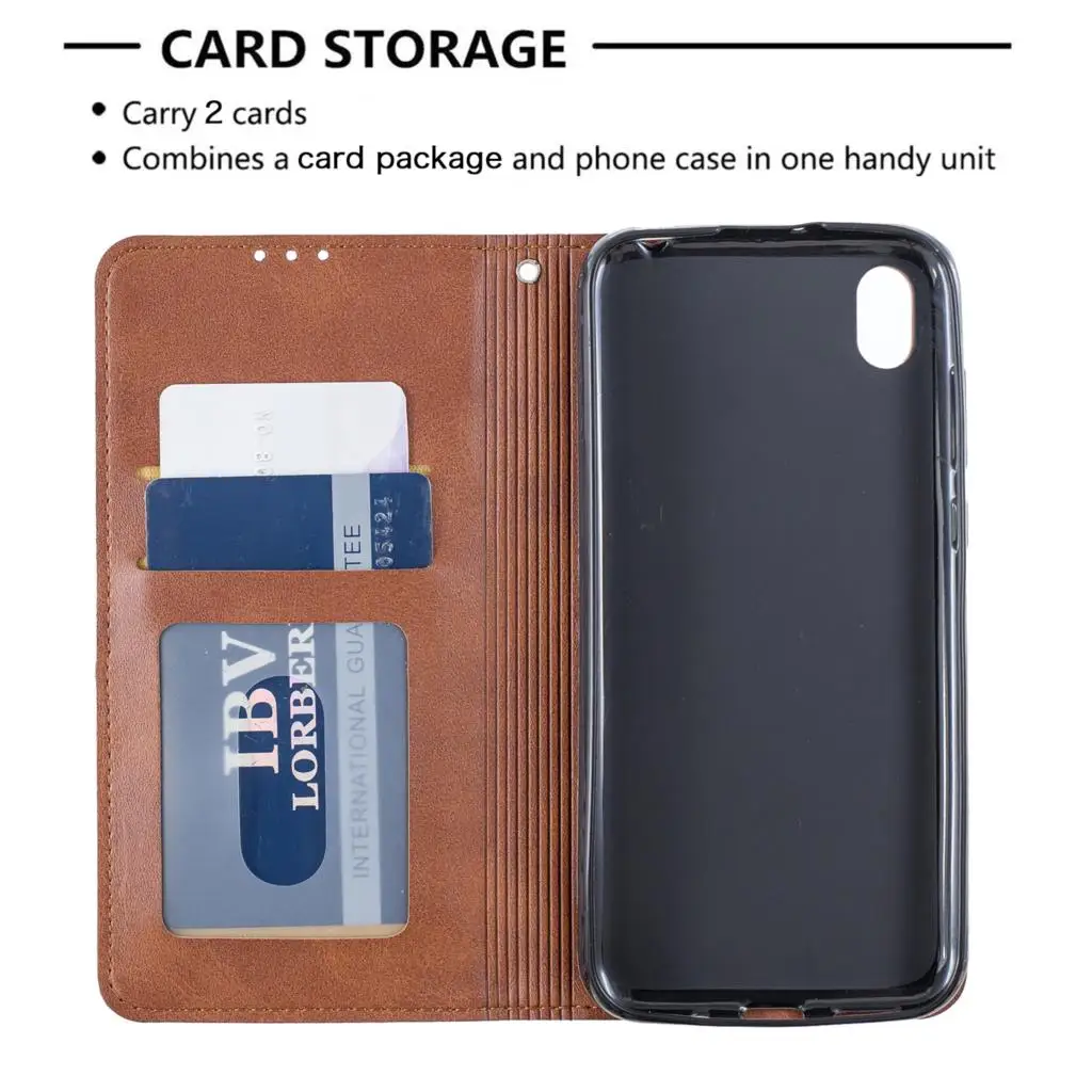 Простая из искусственной кожи чехол для телефона nokia huawei Y6 2019 Ajax СПС hoesje Honor 8A