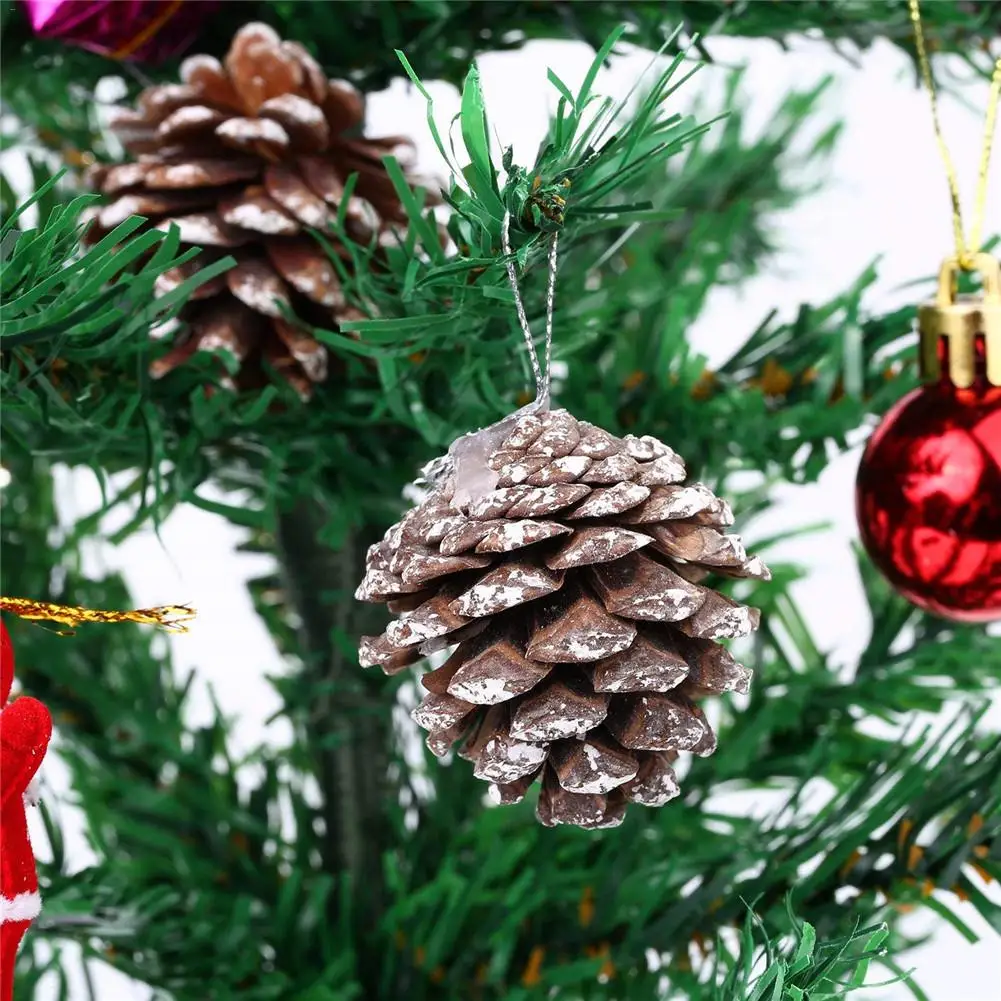 

50cm Mini Christmas Tree With String Light DIY Glowing Light Christmas Home Table Desktop Party Decoration Gift