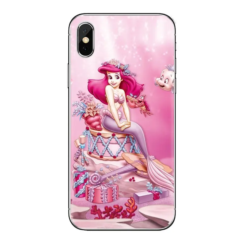 Силиконовые чехлы в виде ракушки маленькая Русалка Принцесса для huawei G7 G8 P7 P8 P9 P10