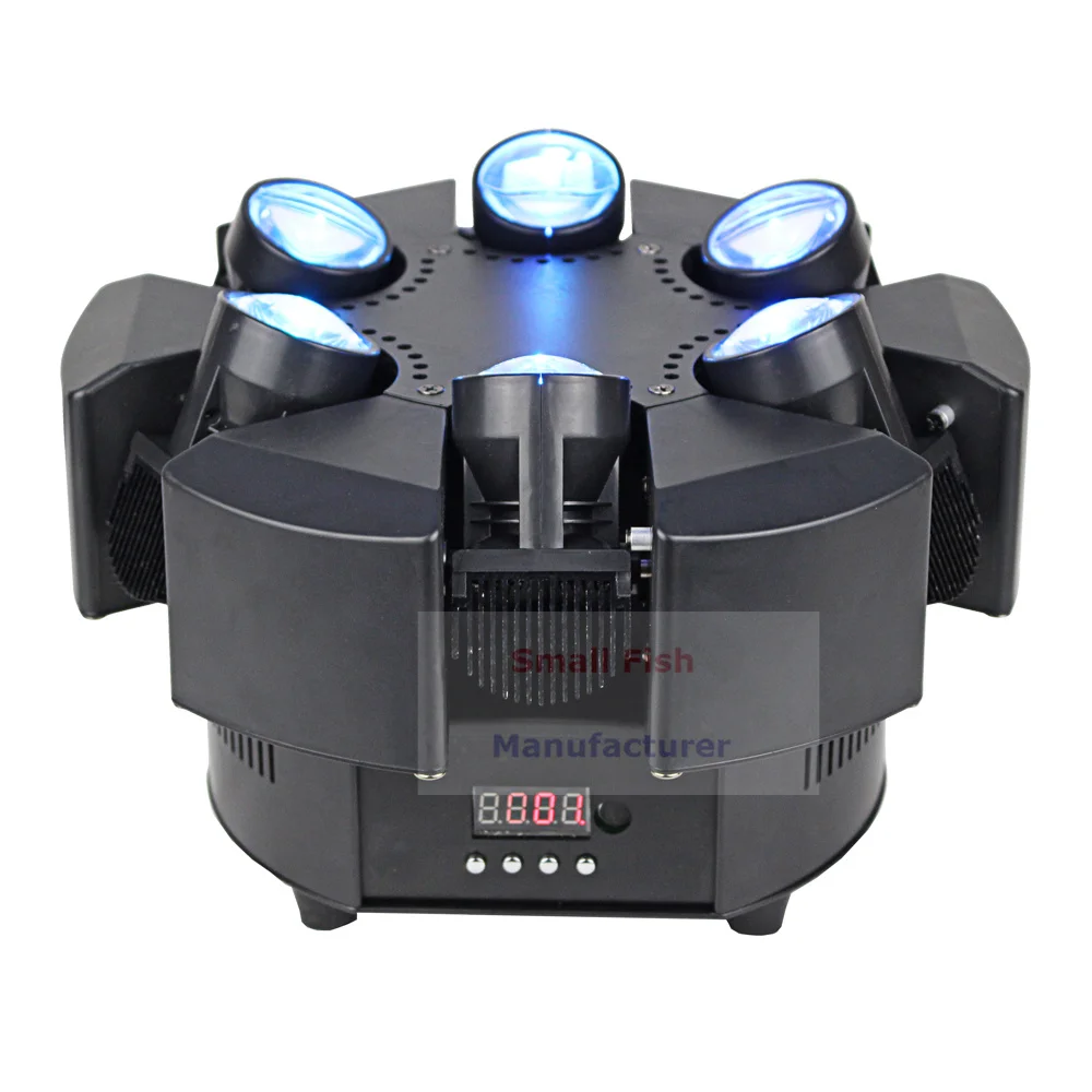 2020 Новое поступление светодиодный 6 головка Smart пучка движущихся RGBW 17/38CH DMX