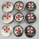 4 шт. 56 мм 60 мм UMBRELLA CORPORATION Автомобильная эмблема колпачки на ступицу колеса колпачки для значков наклейка автостайлинг автомобильные аксессуары